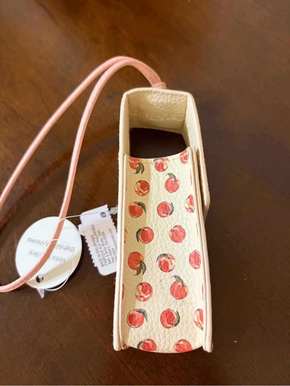 Bath and Body Works x Vera Bradley Peach Print Lipgloss Holder